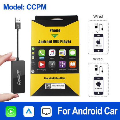 CarlinKit Wireless CarPlay Adapter USB Wireless Android Auto Dongle for Android Car Multimedia Mirrorlink Waze Spotify Autokit - MarvelouStoree