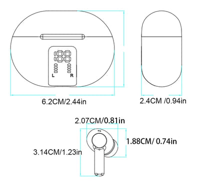 M10 Translation Earphones 144 Languages Instant Translated Smart Voice Wireless Bluetooth Travel Translator Headset 2024 Newest