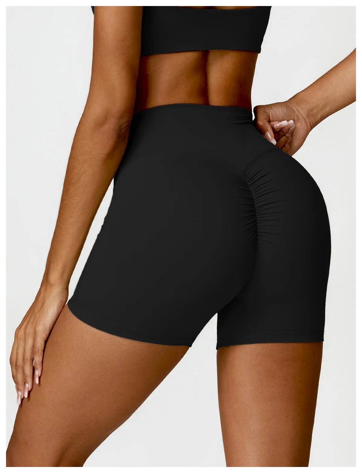 Women Seamless Spandex Sexy Breathable Running Cycling Short High Waist Female Gym Shorts Fitness Leggings Push Up Yoga Shorts