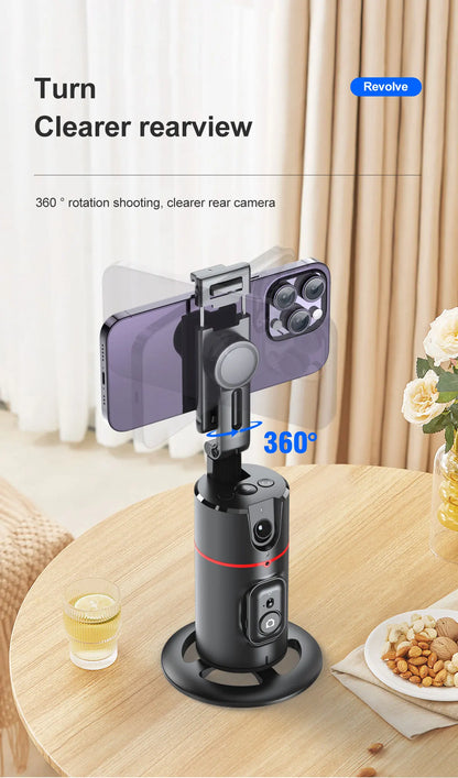 Selfie Stick with Stabilizer Auto Face Tracking Tripod for Mobile Wireless Selfie Stick Tripod Handheld Gimbal Stabilizer