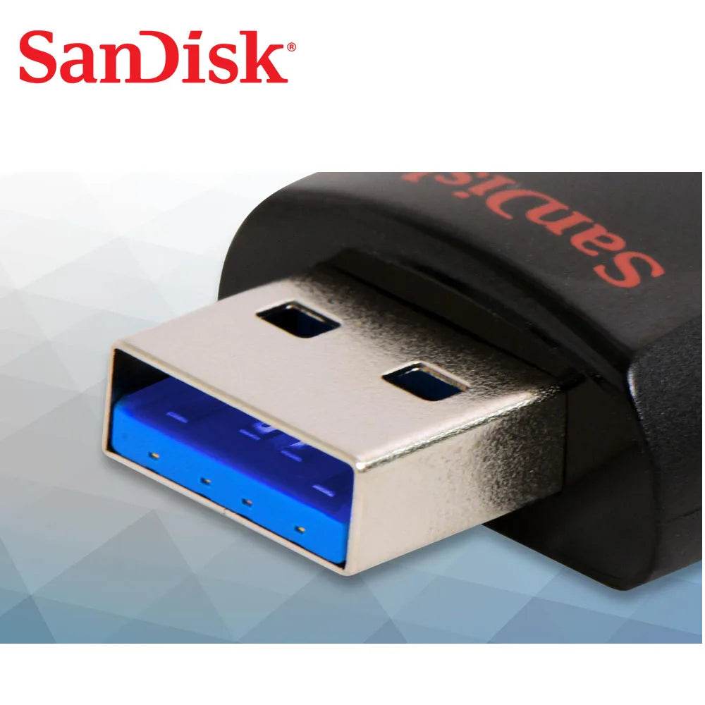 SanDisk USB3.0 CZ48 130MB/S usb Pendrive 128G 64GB 32GB Pen Flash Drive High Quality Retractable Capless Storage Device - MarvelouStoree