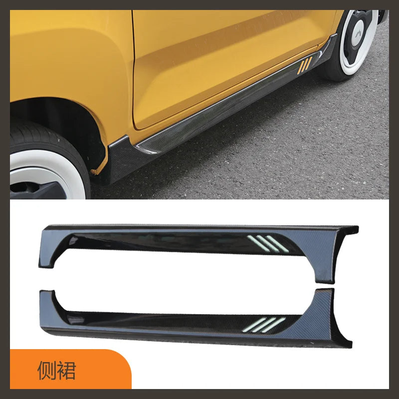 2022 Suit For Wuling Hongguang Big Surround Macarone Special Tail Wing Refitting Medium Net Explosive Front Shovel Rear Lip Mini