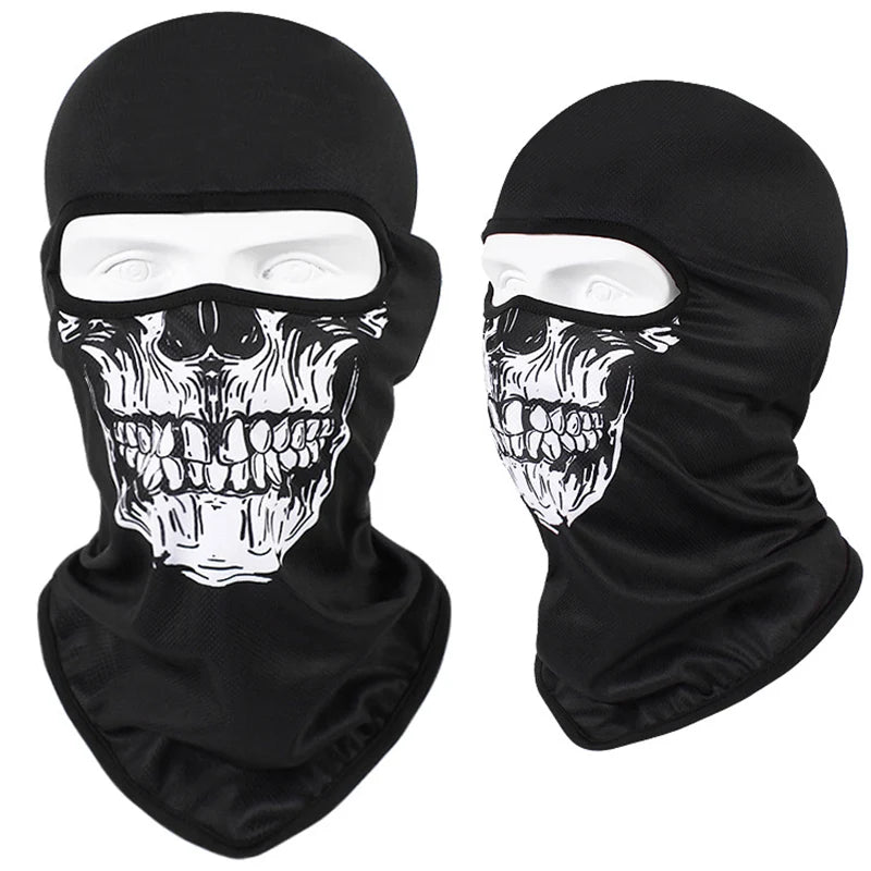 Motorcycle Headgear Cap Men Balaclava Multi-function Skull Face Mask MTB Bicycle Full Face Cover Shield Sunscreen Women Headwear