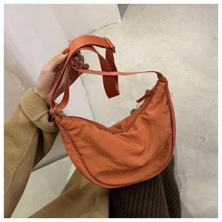 Casual Nylon Hobos Crossbody Bag for Women Designer Shoulder Bags Large Capacity Tote Lady Travel Shopper Bag Female Purses 2024