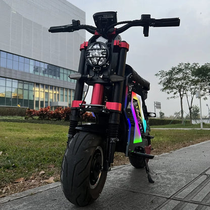 2024 72V 12000W Moped Electric Scooters for Adults 10000w Dual Motor Fat Tire Seated Electric Motorcycles Scooter Bike