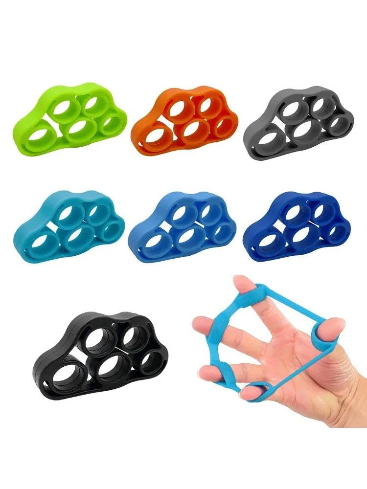 1Pcs 5 Pinch Carpal Expanders Exerciser Wrist Stretcher Finger Gripper Expander Strength Trainer Exercise Silicone Hand