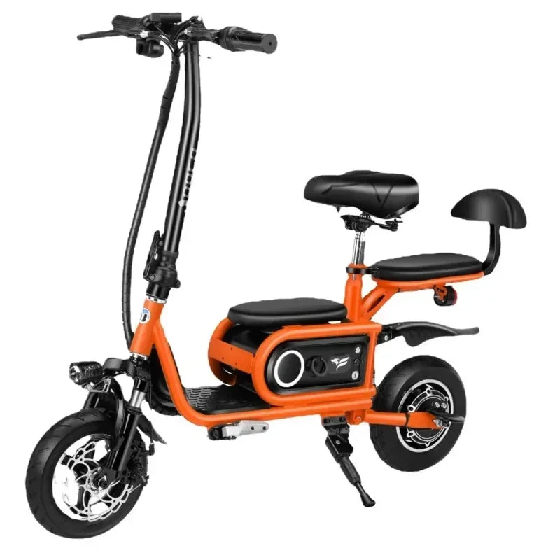 Folding Electric Scooter Three-wheel For The Elderly And Disabled Travel Mini Small With Backrest Mobility Scooter Parent-child