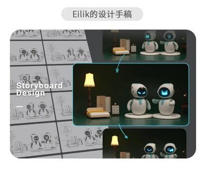 Eilik Robot Emotional Interaction Smart Companion Pet Robot Electronic Creative Study customized Companion Robot Inteleligente