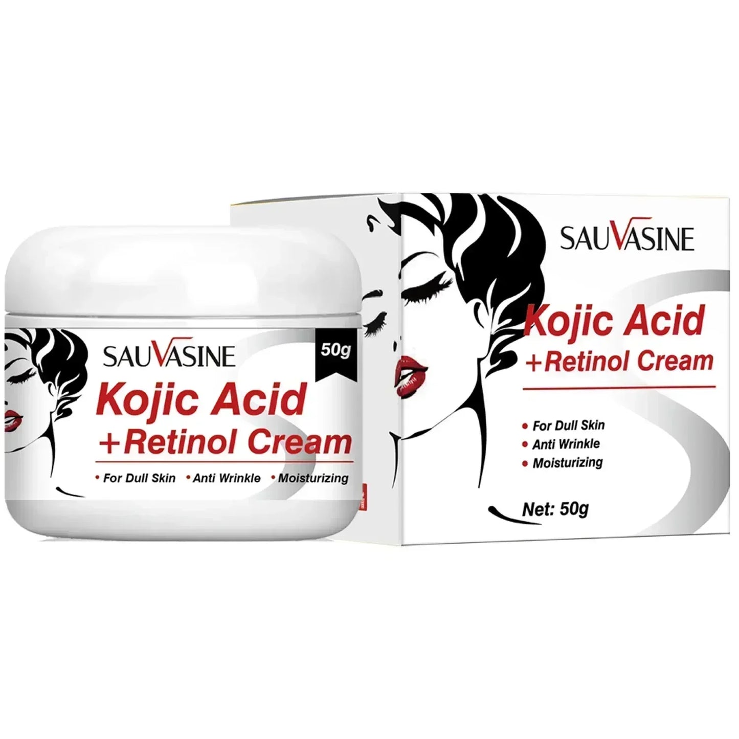 Remove Pigment Melanin Whitening Face Cream Remove Dark Spots Cream Nourishing & Resurfacing Fade Skin Care Kojic Acid Cream