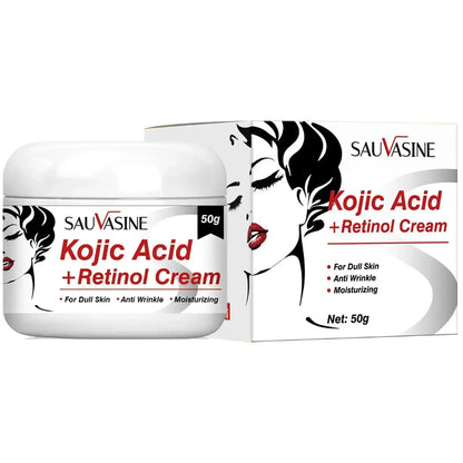 Remove Pigment Melanin Whitening Face Cream Remove Dark Spots Cream Nourishing & Resurfacing Fade Skin Care Kojic Acid Cream