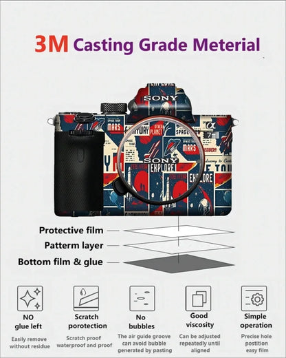 For SONY A7M4 A7 IV camera Sticker Protection Skin Decal Vinyl Wrap Film Scratch protection jacket ILCE-7M4 ILCE7M4 7M4