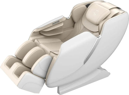 Full Body Massage Chair With 14 Fixed Points, Zero Gravity, Bluetooth, Heated- White - MarvelouStoree