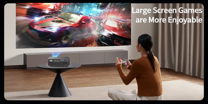 Huawei HiSilicon Chip 4k Beam Projector for Home Cinema Android 5G Wifi 1400Ansi Outdoor Full HD 1080P Movie Projector PK LasEr