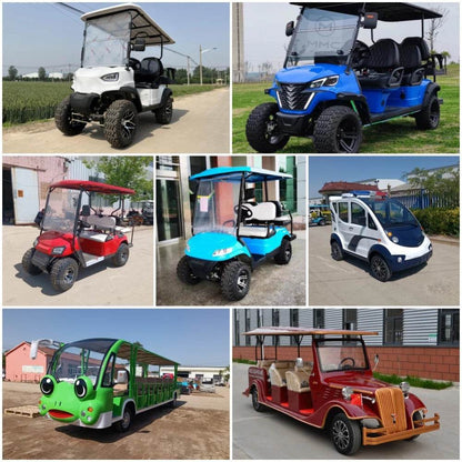 Europe And America Newly Designed 2/4/6/8/10/12 Seat 72V Club Sightseeing Car Off-road Hunting Cart Electric Golf Cart - MarvelouStoree