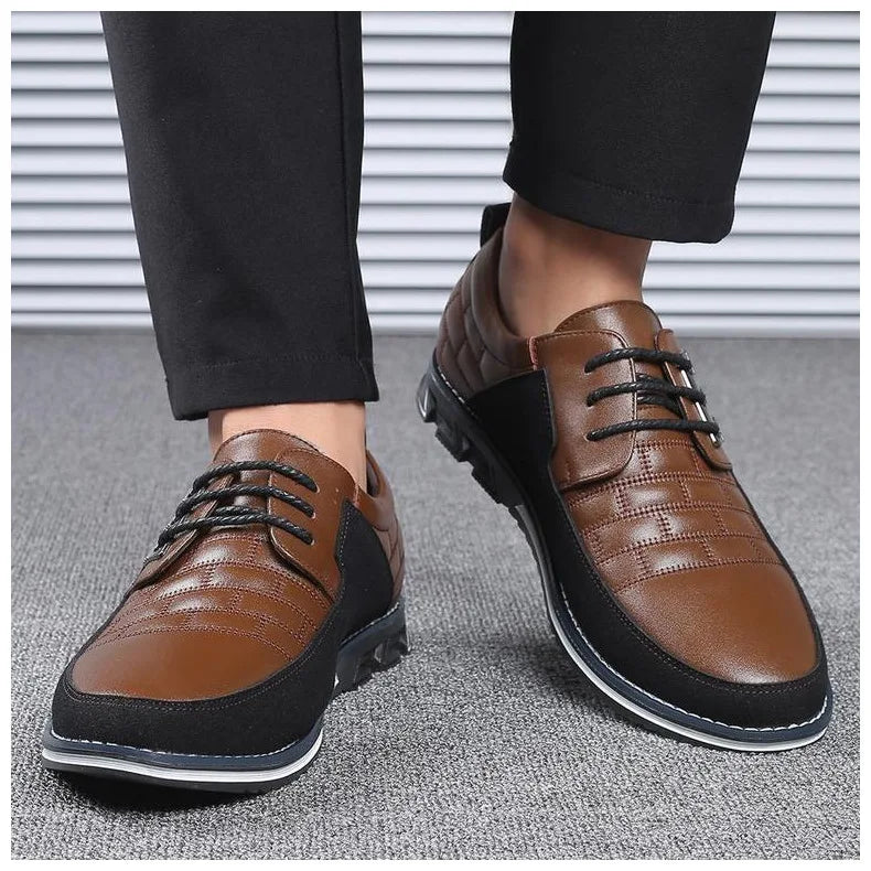 Hot Men Casual Shoes Buckle Leather Shoes for Men Business Slip-on Shoes Office Work Shoes Men Loafers Sapato Masculino