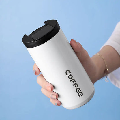 400/500ML Insulated Coffee Mug Cup Travel Stainless Steel Flask Vacuum Leakproof Thermo Bottles Espresso Themo Bottle Coffeeware