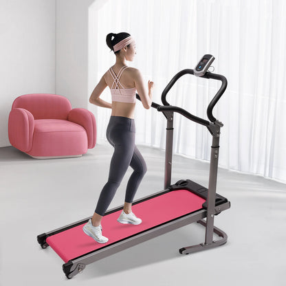 Folding Treadmill with Incline with LED Monitor Running Jogging Walking Exercise Machine Space Saving for Home Gym Easy Assembly