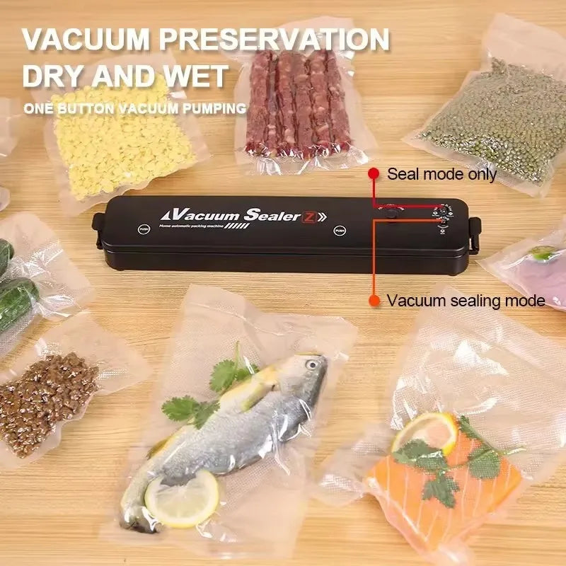 Vacuum Food Sealer Vacuum Sealer Food Storage Plastic Bags Sealer Vacuum Packaging Mini Food Preservation Machine Kitchen Tools