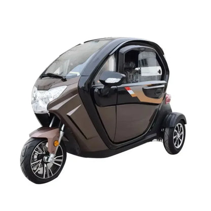 China Electric Mobility Tricycle Double Adulte Gasoline Enclosed Tricycle For Handicapped