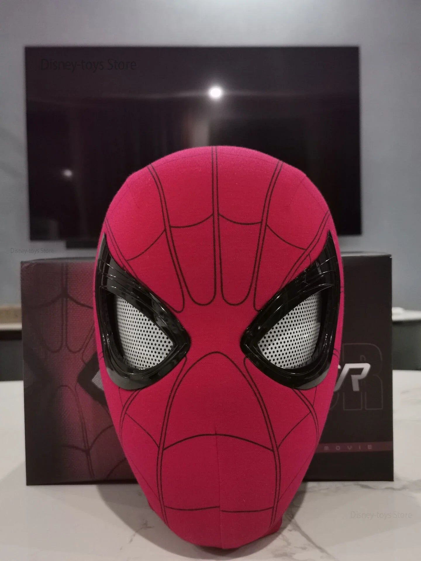 Spider Man Mobile Eye Electronic Spider Man Desktop Decoration Sculpture 1:1 Remote Control Adult and Children's Gift