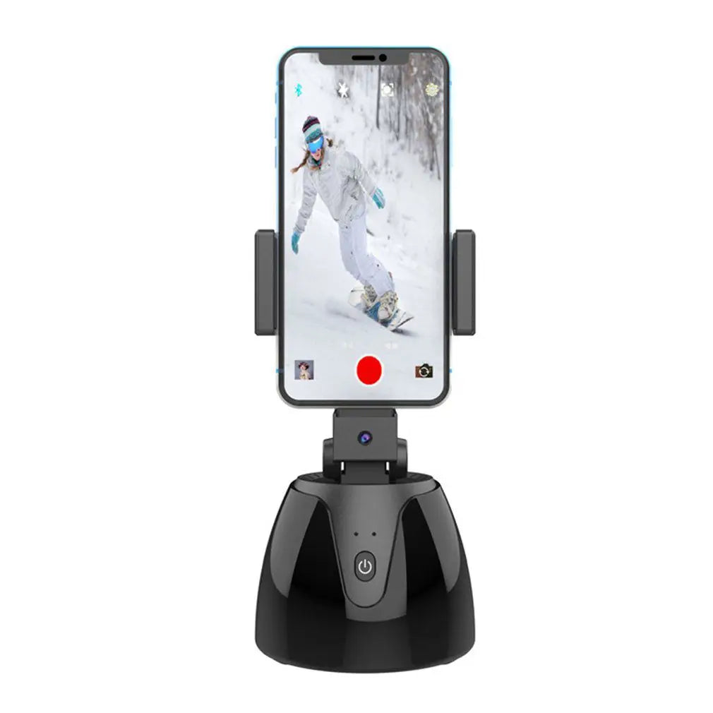 Auto Smart Shooting Selfie Stick 360 Degree Rotation Phone Holder Face Tracking Camera Tripod Head Live Vlog Video Recording