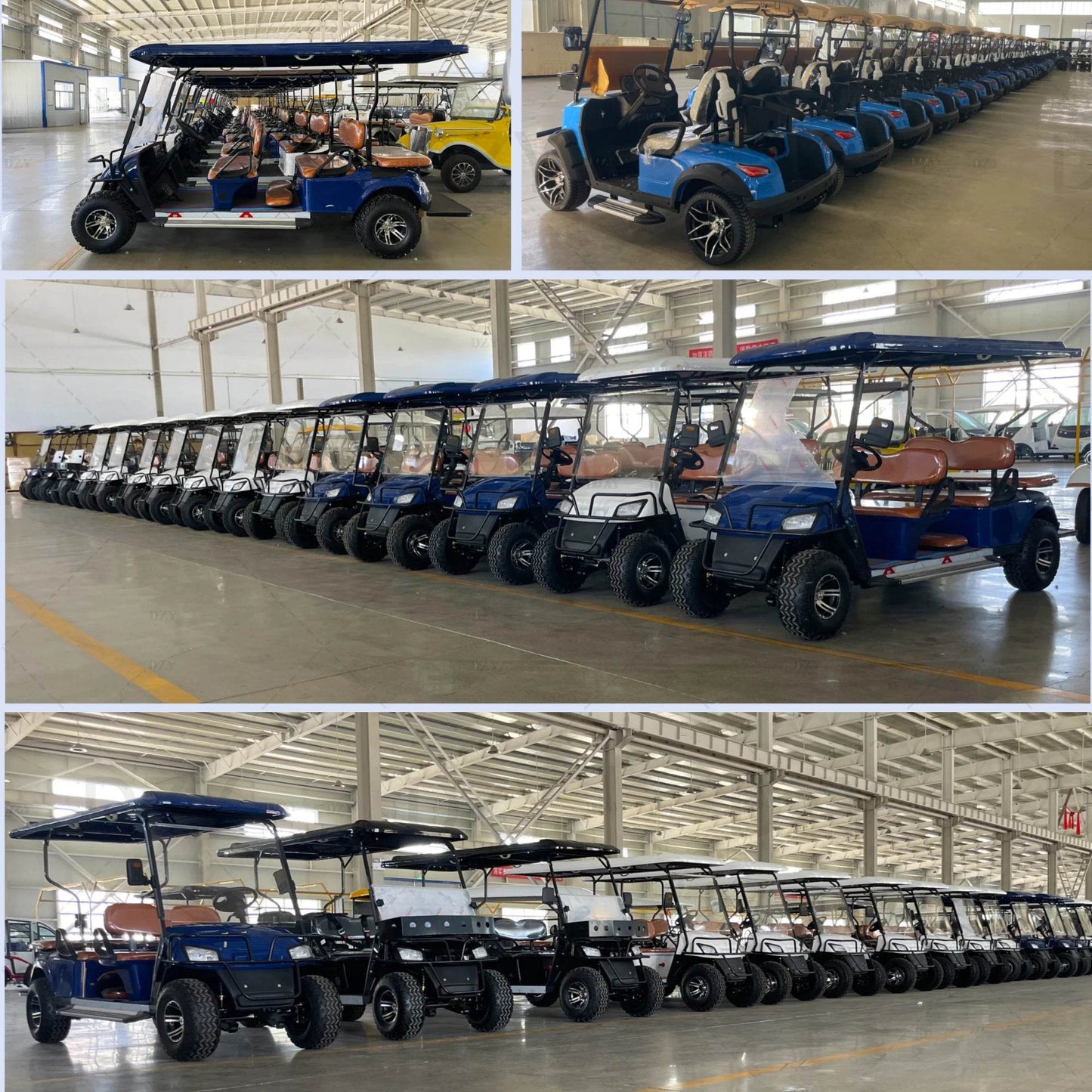 Factory CE new export electric cart Golf Course Club 2/4/6/8 seater off-road sightseeing car Solar power electric golf cart - MarvelouStoree