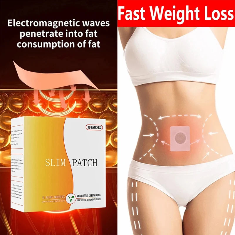 Weight Loss Belly Slimming Patch Fast Burning Fat Detox Abdominal Navel Sticker Dampness-evil Removal Improve Stomach Magnetic