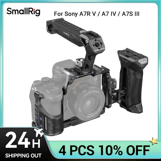 SmallRig "Rhinoceros" Advanced Cage Kit for Sony Alpha 7R V / Alpha 7 IV / Alpha 7S III 3710