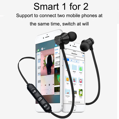 Magnetic Adsorption Wireless Bluetooth 4.2 In-Ear Earphone Sports Headphone Stereo Earpiece Fone De Ouvido For iPhone Samsung