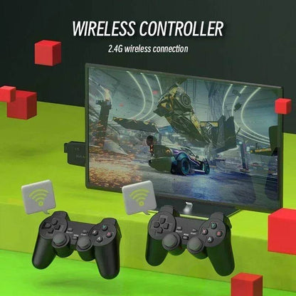 Video Game Sticks M8 Console 2.4G Dual Wireless Controller Game Stick 4K 10000 Games 64GB Retro Game for DropShiopping Xmas Gift - MarvelouStoree