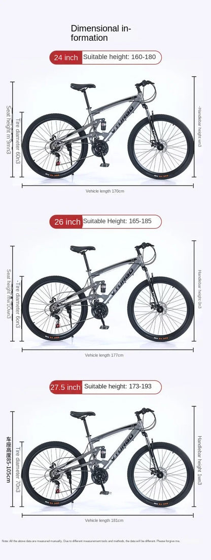 Bicicletta Offerta 2024 Hoverboard Bicycle 27 5 Inch Mainland China Mountain Bike Carbon Steel STEEL STEEL Unisex 24"