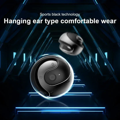 OWS Wireless Headphones Bluetooth Headset with Mics HiFi Stereo Sound Earphones Smart Touch Sports Waterproof Earbuds for phone