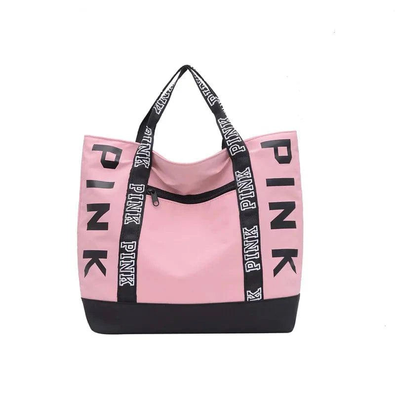 2024 New Korean Fashion Shoulder Bag Trend Letter Bag Printed Bag Color Contrast Letter Strap Handbags Large Capacity Tote