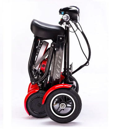 Elder People Cheapest Lithium Battery mini foldable  luggage electric scooter with seat for adults