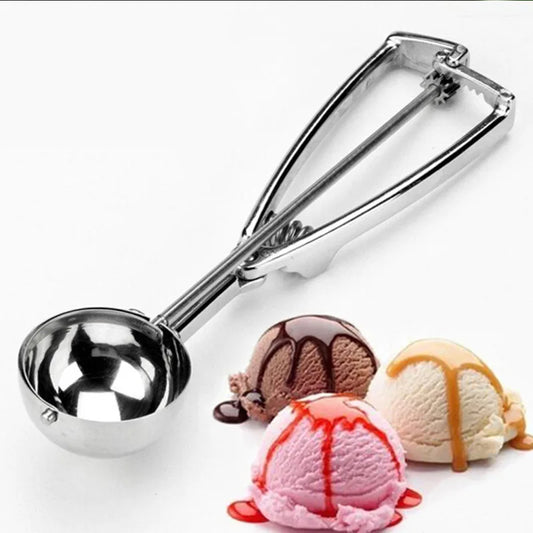 Simple Stainless Steel Digging Spoon Ice Cream Spoon Haagen Dazs Ice Cream Scoop Fruit Scoop Household Kitchen Tools