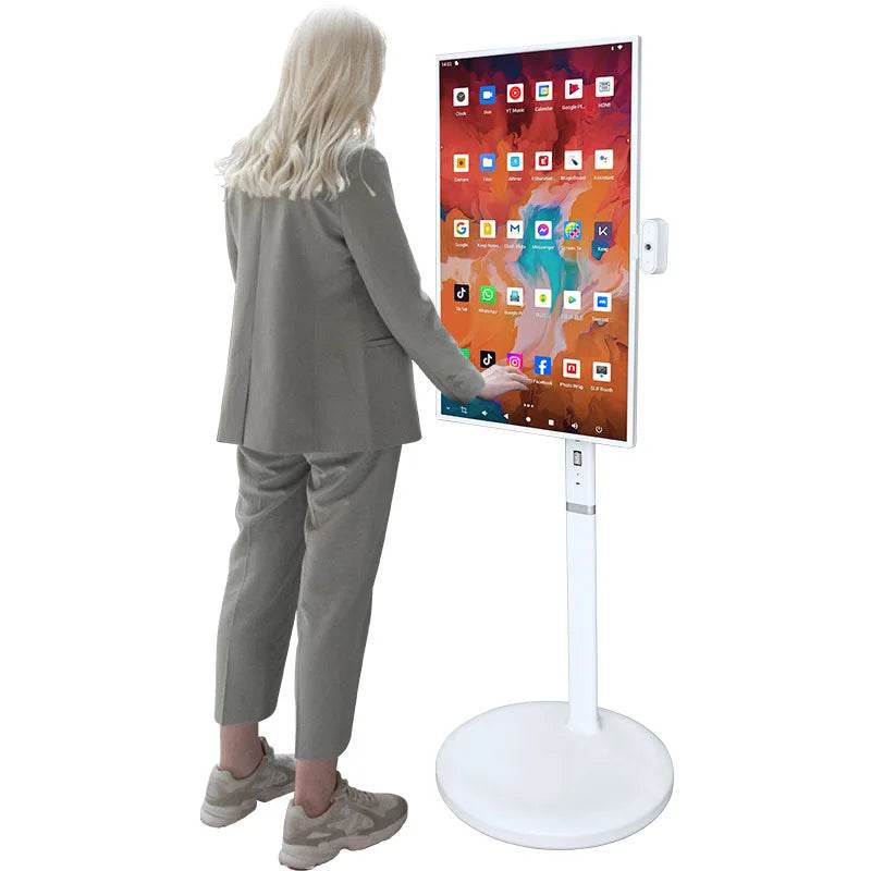 32 inch latest portable touch screen with Bluetooth HDMI USB adjustable height built-in battery for sexy video - MarvelouStoree