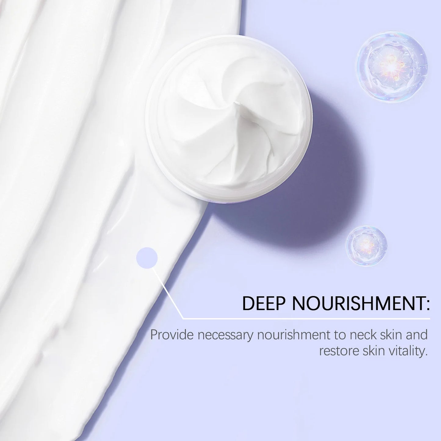 Neck Cream Lifting Firming Lighten Fine Line Eliminate Double Chin Rejuvenation Moisturizer Neck Rejuvenation Cream