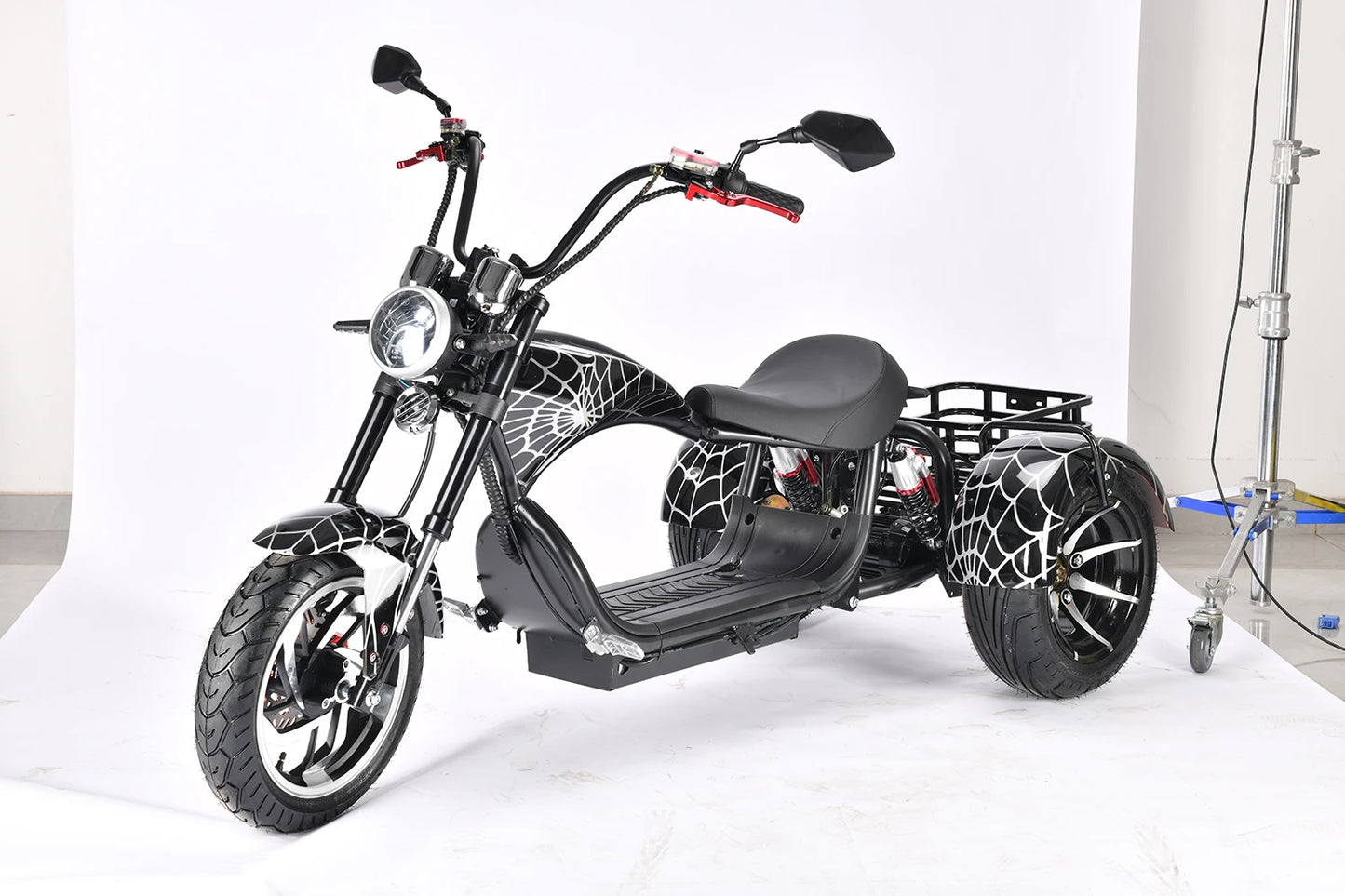 18Inch Fat Tire Electric Motorcycle Max Speed 40KM/H 1500W Powerful Motor Max Load 250KG Adult Citycoco Electric 3 Wheel Scooter