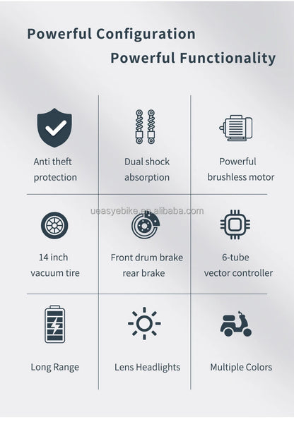 New Electric Bicycles Lead-acid Battery Lithium Battery 48V 12A 20A Urban Electric Scooter