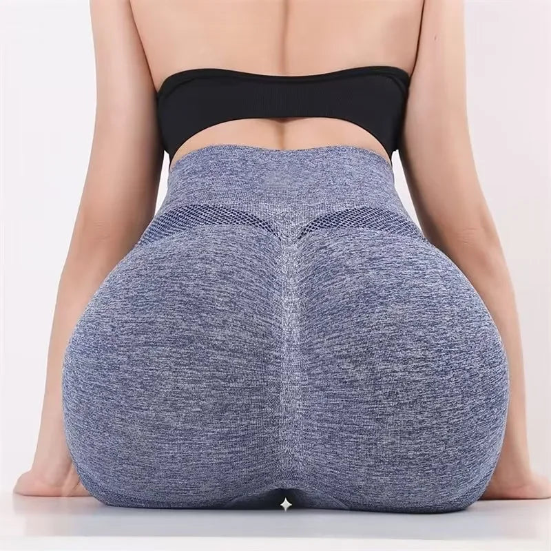 High Waist Yoga Shorts Woman Tights Push Up Leggings Seamless Fitness Workout Running Scrunch Shorts Yoga Pants Summer Gym Wear