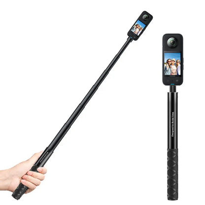 HONGDAK 3m Invisible Selfie Stick 360° Rotation Holder Extended EditionMonopod for Insta360 X2 X3 GoPro 11 10 Camera Accessories