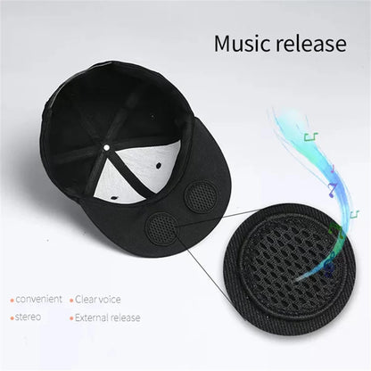 Multifunctional Outdoor Hat With Bluetooth Speakers Wireless Headphones Detachable Adjustable Music Baseball Cap Running Sports