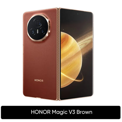 Honor Magic V3 5G Global Version Foldable LTPO Snapdragon 8 Gen 3 7.92" 120Hz AMOLED Display 50MP Triple Cameras 5150mAh 66W NFC