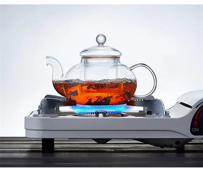 400/1100ml High Borosilicate Glass Teapot Thickened Heating Flower Tea Pot Transparent Glass Filter Teaware Kungfu Teaware