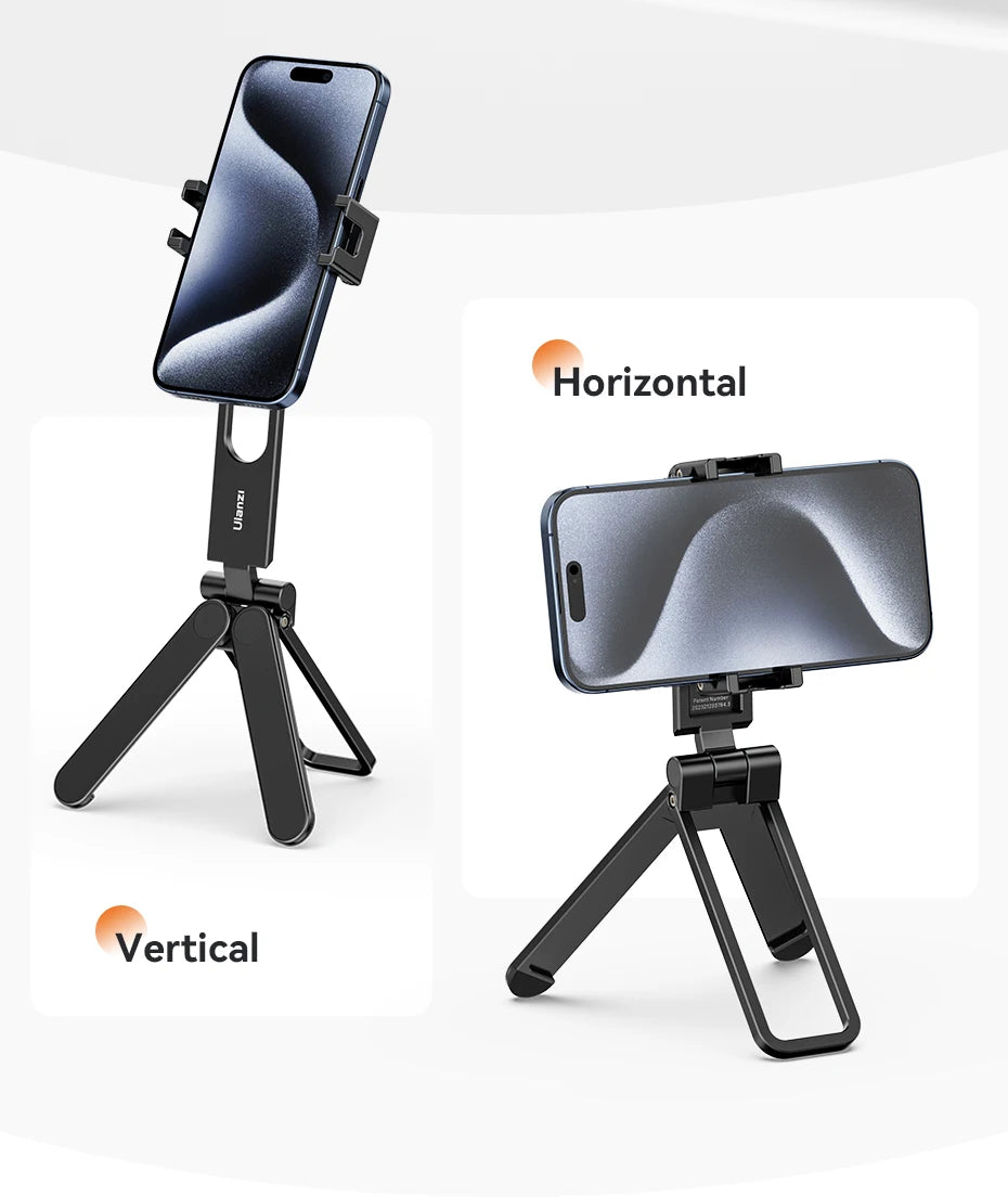 Ulanzi MA26 Mini Pocket Foldable Tripod for Phone Vertical Horizontal Shooting Expansion Video Light Microphone Photography Vlog