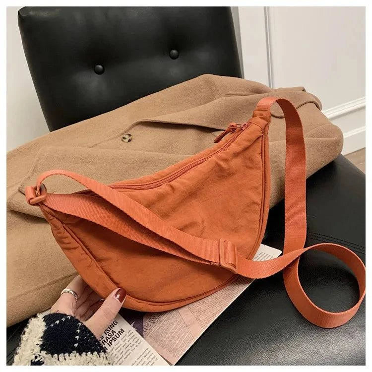 Casual Nylon Hobos Crossbody Bag for Women Designer Shoulder Bags Large Capacity Tote Lady Travel Shopper Bag Female Purses 2024