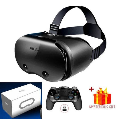 3D Virtual Reality VR Glasses For iPhone Android Smartphone Cell Mobile Phone Helmet Headset Wirth Real With Controller Lenses - MarvelouStoree