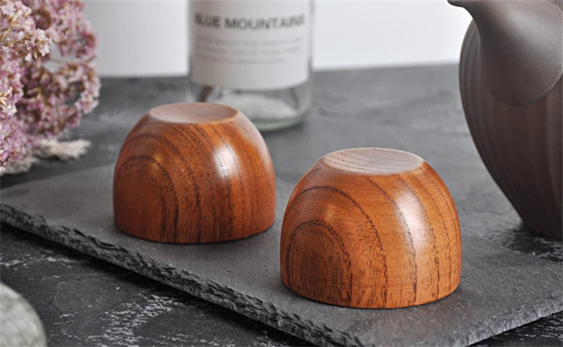 Wooden Big Belly Cups Handmade Natural Spruce Wood Cups Beer Tea Coffee Milk Water Cup Kitchen Bar Drinkware for Kitchen