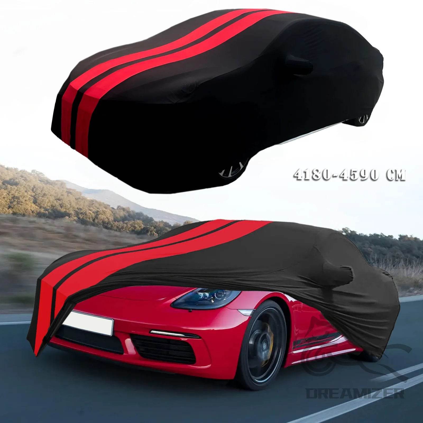 Universal Car Covers Stretch Cloth Special Car Clothing Auto Cover Indoor Dust Sun Protection Exterior Accessories For Porsche - MarvelouStoree