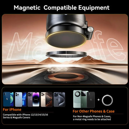 360° Rotatable Car Magnetic Phone Holder 360magnetic Phone Holder Electric Vacuum Magnetic Car Phone Mount